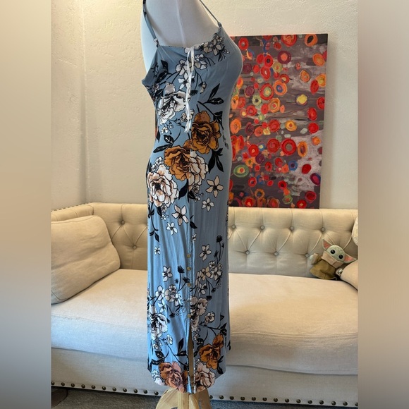 MinkPink Floral Midi Slip Dress XS - Picture 2 of 6